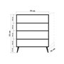 Hanah Home Multilux-732 Armario Multiusos Roble Sonoma